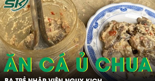 Ba trẻ nhập viện nguy kịch sau bữa cá ủ chua nghi ngộ độc Botulinum