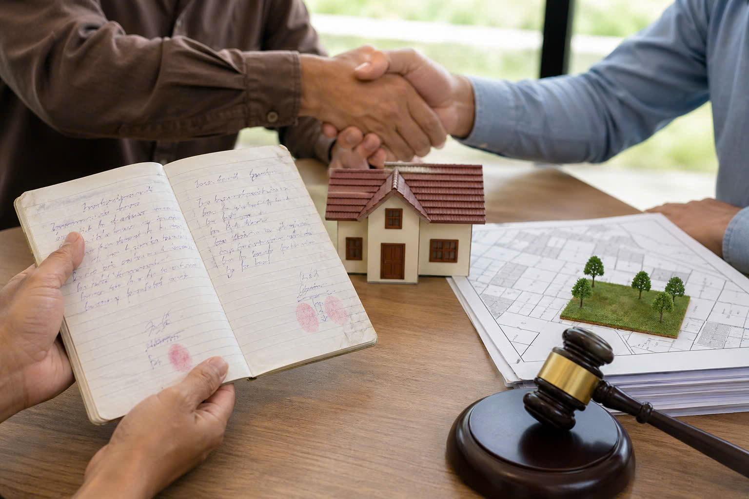 Mua bán nhà đất bằng giấy viết tay: Khi nào được công nhận?- Ảnh 2.