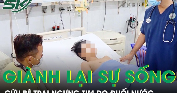 10 phút sinh tử giành lại sự sống cho bé trai ngưng tim do đuối nước
