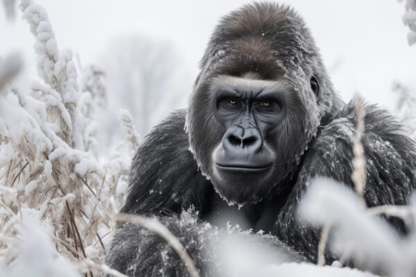 Kết cục không ngờ của loài khỉ đột nếu sống ở Bắc Cực