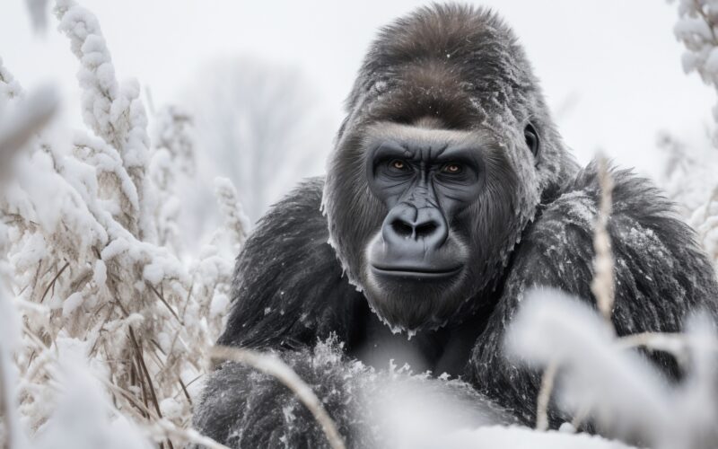 Kết cục không ngờ của loài khỉ đột nếu sống ở Bắc Cực