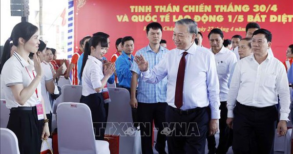 Toàn văn nội dung nói chuyện của Tổng Bí thư, Chủ tịch nước Tô Lâm với công nhân, người lao động TP Hồ Chí Minh