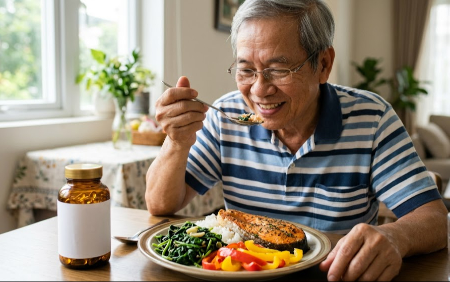 3 lợi ích khi người cao tuổi bổ sung omega-3- Ảnh 1.