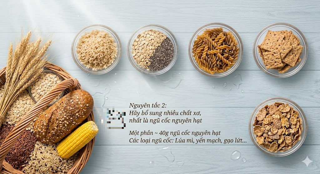 6 quy tắc dễ áp dụng chế độ ăn lành mạnh theo tiêu chuẩn quốc tế- Ảnh 2.