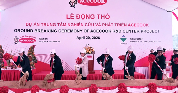 Acecook Việt Nam tổ chức lễ động thổ dự án trung tâm nghiên cứu và phát triển mới