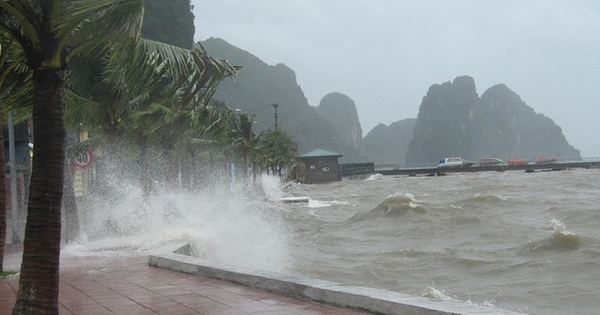 Cảnh báo dông lốc và mưa lớn vùng biển Quảng Ninh và Hải Phòng