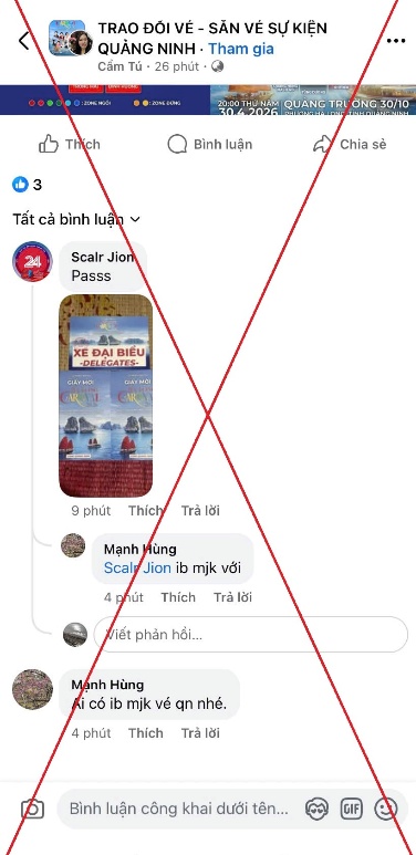 Cảnh báo rao bán vé Concert 'Carnaval Hạ Long 2026 - kỳ quan bừng sáng kỷ nguyên mới'- Ảnh 1.