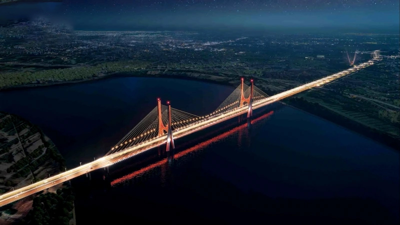 Cầu Ngọc Hồi hối hả thi công nối đôi bờ Hà Nội - Hưng Yên- Ảnh 2.