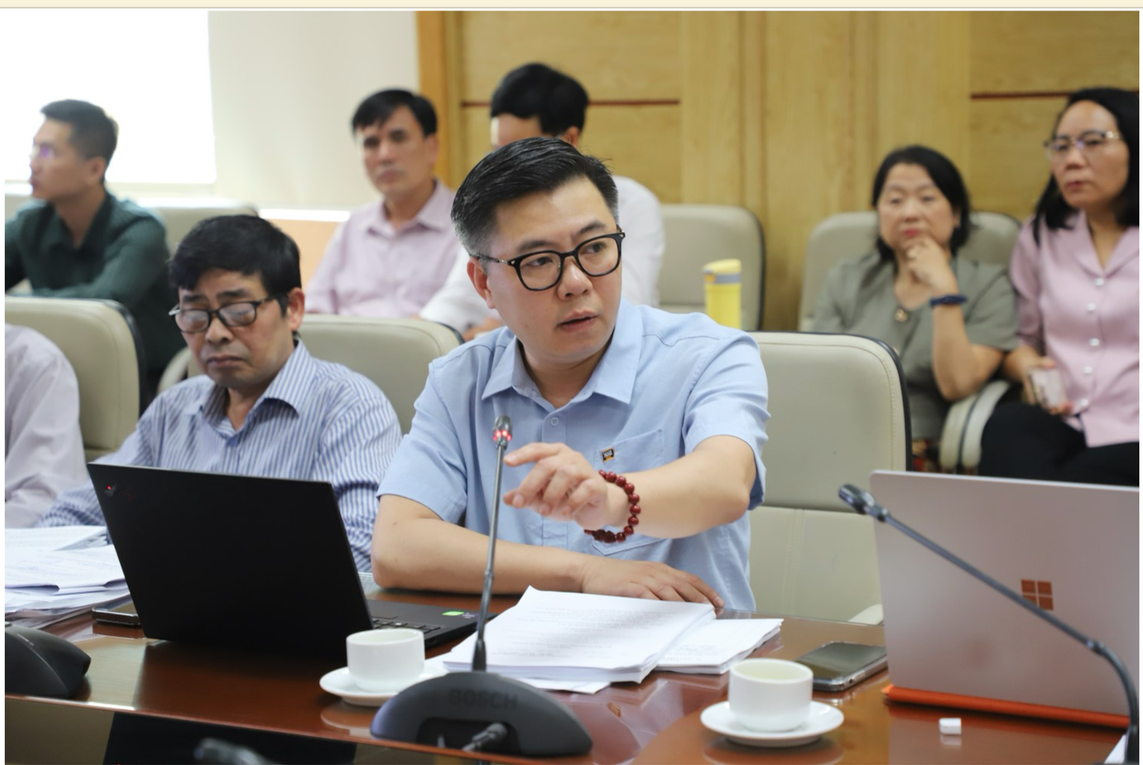 Bộ Y tế họp liên bộ thống nhất nội dung tiếp thu, giải trình và hoàn thiện dự thảo Nghị định hướng dẫn Luật Phòng bệnh- Ảnh 5.