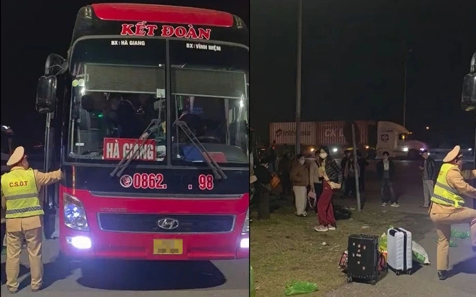 Chở quá 21 người, lái xe và chủ phương tiện bị phạt 157 triệu đồng- Ảnh 2.