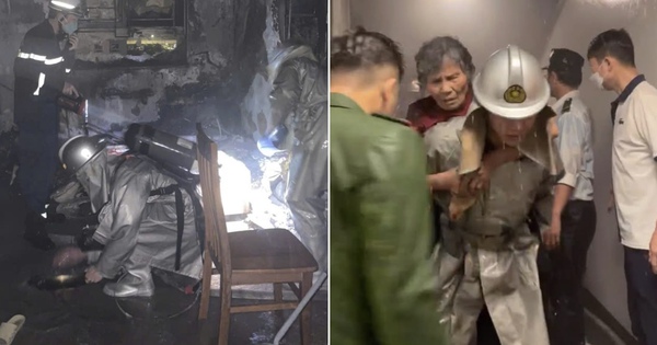 Hà Nội: Cháy căn hộ chung cư Ecohome, 3 người được giải cứu