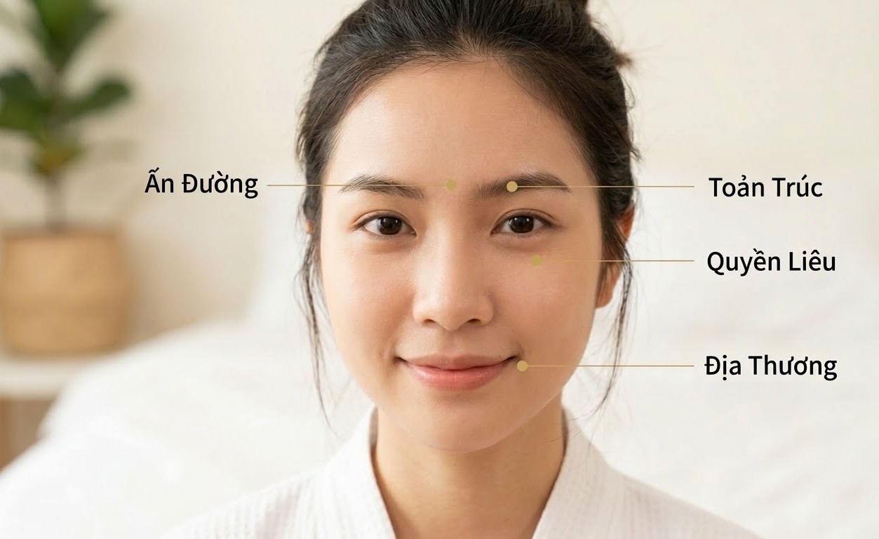 Các bước massage giúp khuôn mặt thon gọn- Ảnh 3.