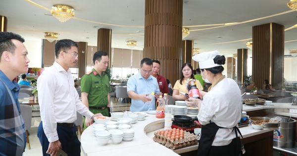 Kiểm tra an toàn thực phẩm tại loạt khách sạn, điểm kinh doanh ở Cửa Lò