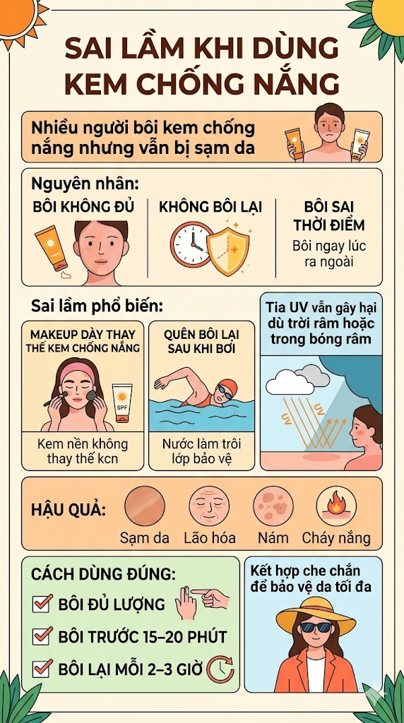 Sai lầm khi dùng kem chống nắng khiến da tệ hơn sau chuyến đi biển- Ảnh 3.
