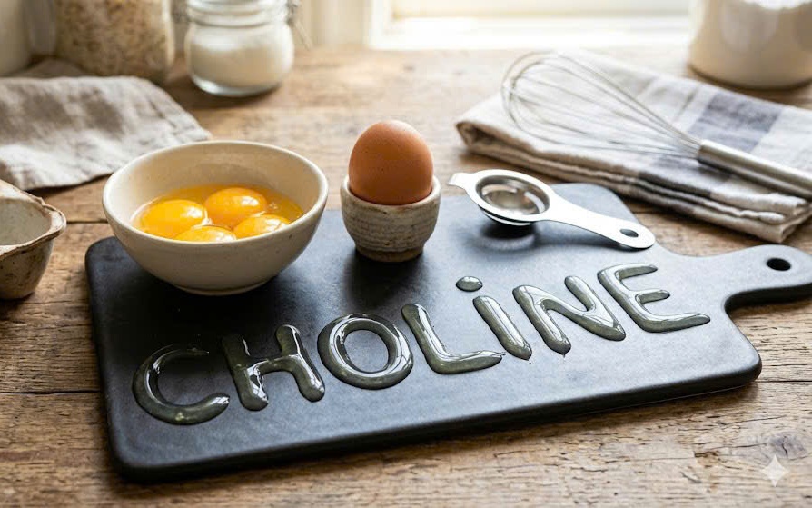 Ăn trứng lòng đỏ hay lòng trắng để nhận được choline?