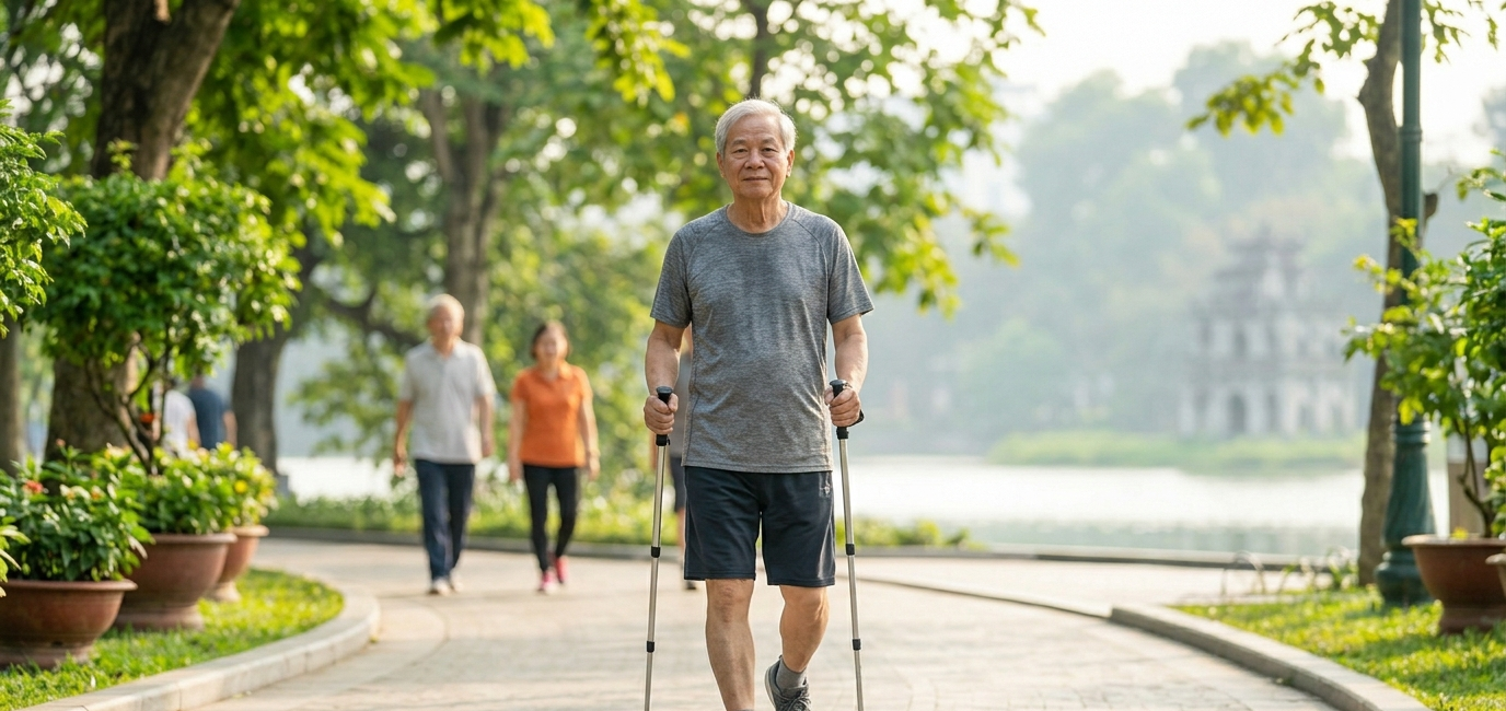 5 lợi ích của đi bộ cho người trên 60 tuổi- Ảnh 1.