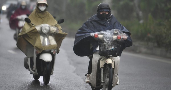 Không khí lạnh bao phủ, miền Bắc nhiệt giảm mạnh kèm mưa dông