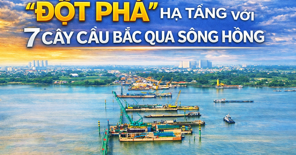 Hà Nội: ‘Đột phá’ hạ tầng với 7 cây cầu bắc qua sông Hồng
