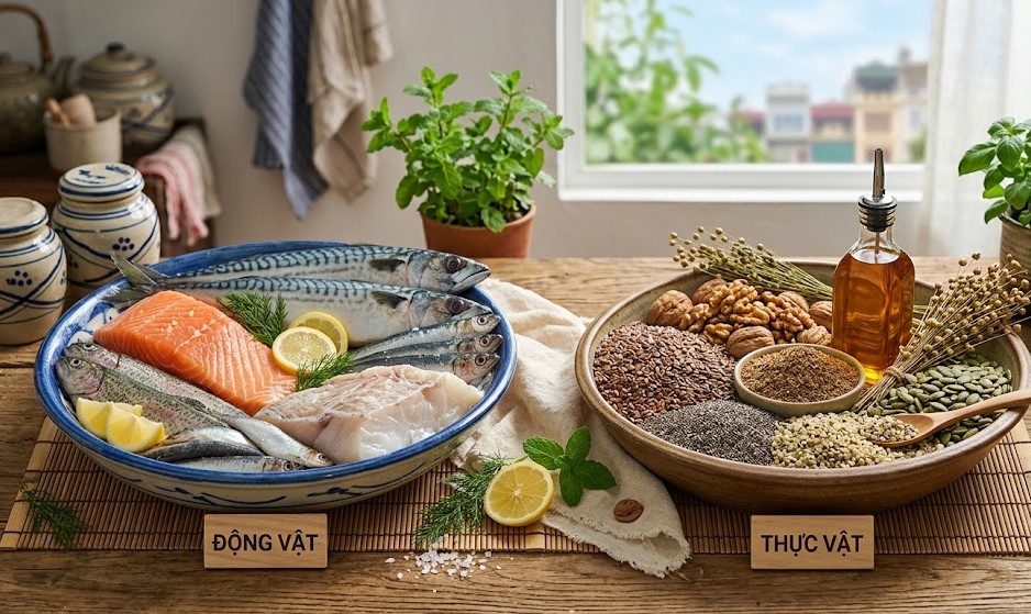 Omega-3 có nguồn gốc động vật và thực vật, loại nào tốt hơn?- Ảnh 1.
