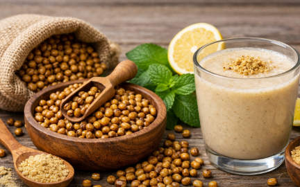 7 lợi ích sức khỏe khi uống nước bột đậu xanh rang