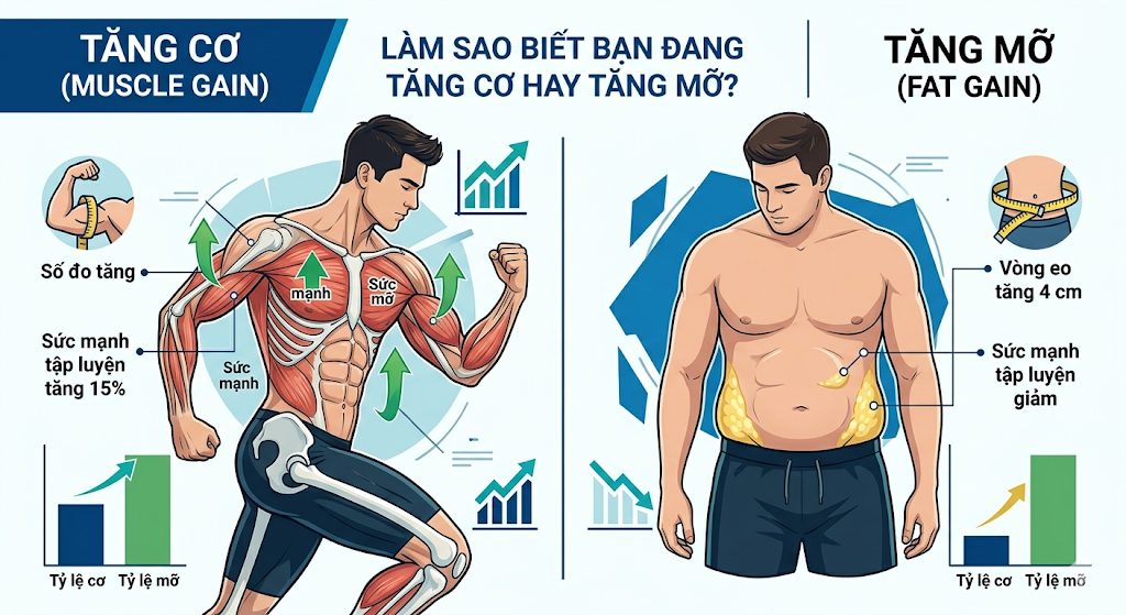 5 dấu hiệu nhận biết bạn đang tăng cơ chứ không phải tăng mỡ- Ảnh 2.