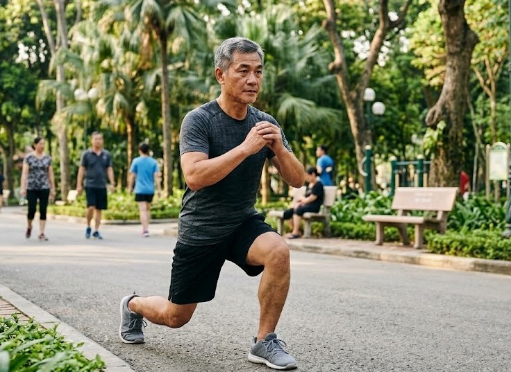 Bài tập buổi sáng 8 phút giúp phục hồi cơ bắp nhanh hơn tập tạ - Ảnh 4.