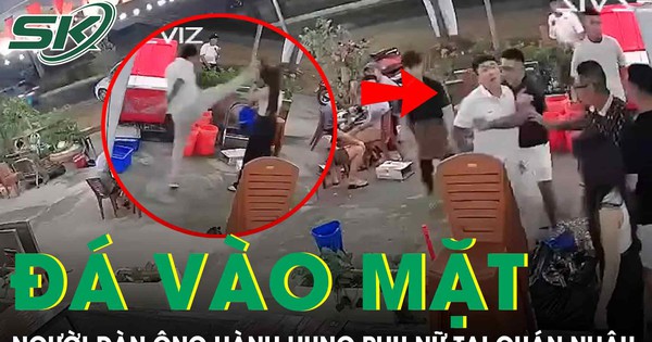 Phẫn nộ lý do người đàn ông đá vào mặt, tác động liên tiếp người phụ nữ tại quán nhậu