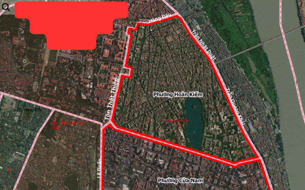 Bản đồ chi tiết khu vực dự kiến cấm xe máy xăng giai đoạn 2 tại Hà Nội từ 1/1/2027