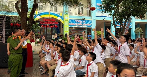 Hải Phòng phối hợp Học viện Cảnh sát nhân dân tuyên truyền vệ sinh môi trường, an toàn thực phẩm cho học sinh