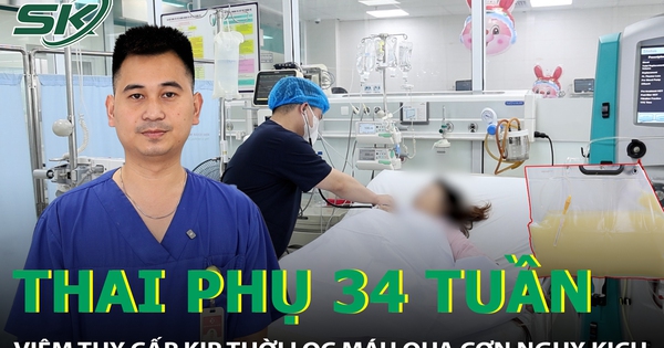 Thai phụ 34 tuần viêm tụy cấp được lọc máu kịp thời qua cơn nguy kịch