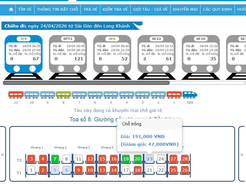 Ngành Đường sắt triển khai tính năng giảm giá vé tàu bằng trí tuệ nhân tạo- Ảnh 2.
