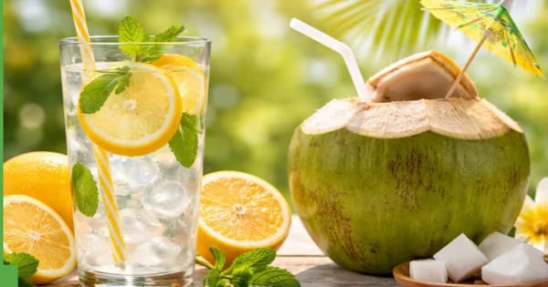 Trời nóng nên uống nước chanh hay nước dừa?