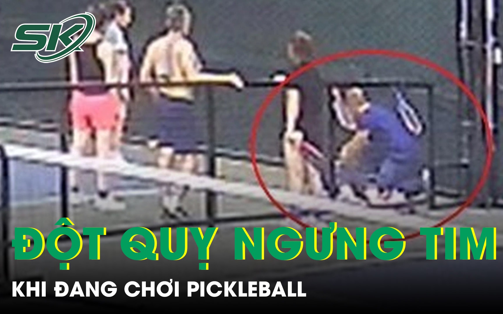 Người đàn ông đột quỵ ngưng tim khi đang chơi pickleball