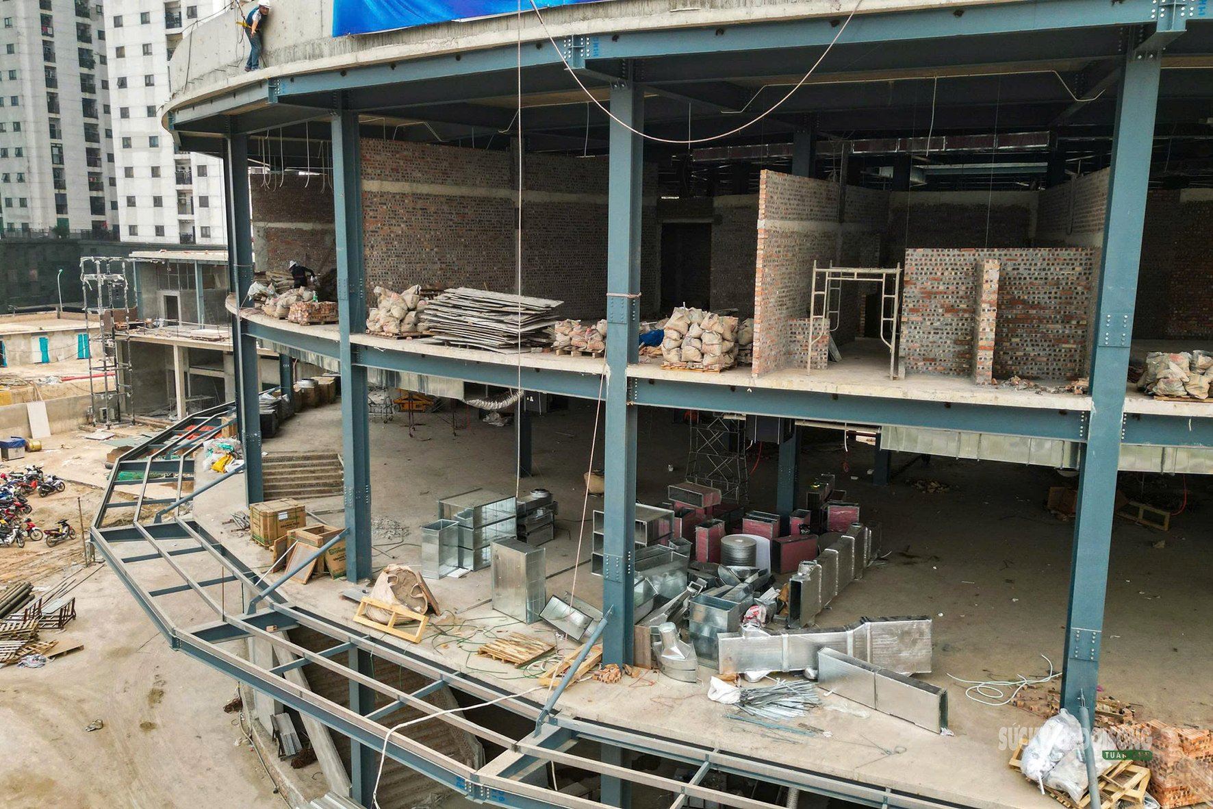 Bến xe hiện đại bậc nhất Thủ đô dần lộ hình hài- Ảnh 4.