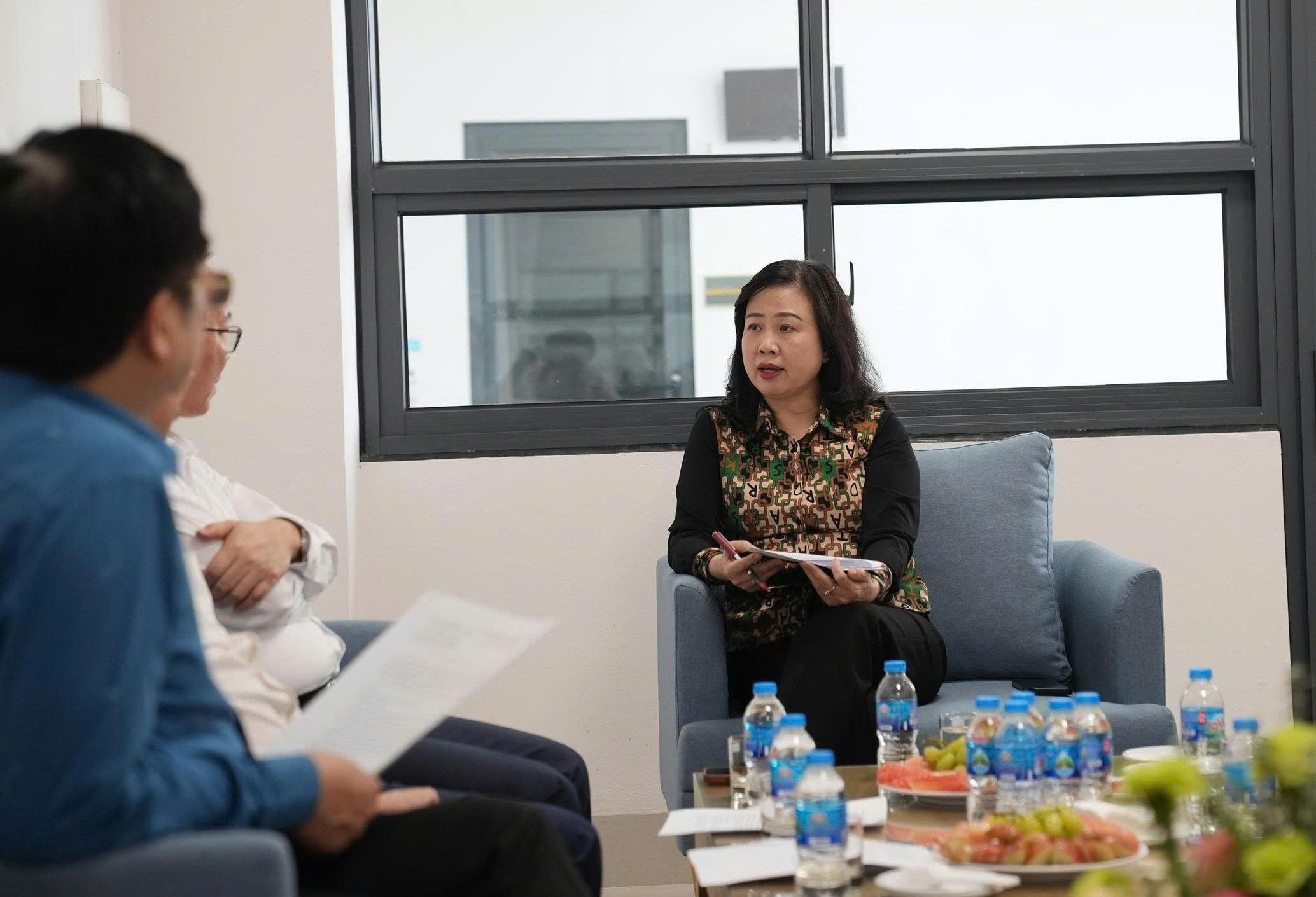 Bộ trưởng Bộ Y tế Đào Hồng Lan: Khẩn trương hoàn thiện các điều kiện để Cơ sở 2 Bệnh viện Nhi Trung ương hoạt động từ ngày 1/6- Ảnh 6. Bộ trưởng Bộ Y tế Đào Hồng Lan: Khẩn trương hoàn thiện các điều kiện để Cơ sở 2 Bệnh viện Nhi Trung ương hoạt động từ ngày 1/6- Ảnh 6.
