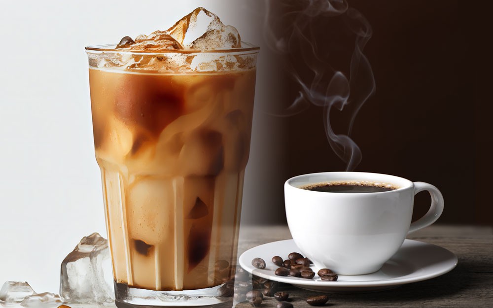 Cách uống cà phê giúp giảm mỡ nội tạng cho phụ nữ U50- Ảnh 2. Uống cà phê nóng hay cà phê lạnh tốt cho sức khỏe hơn?