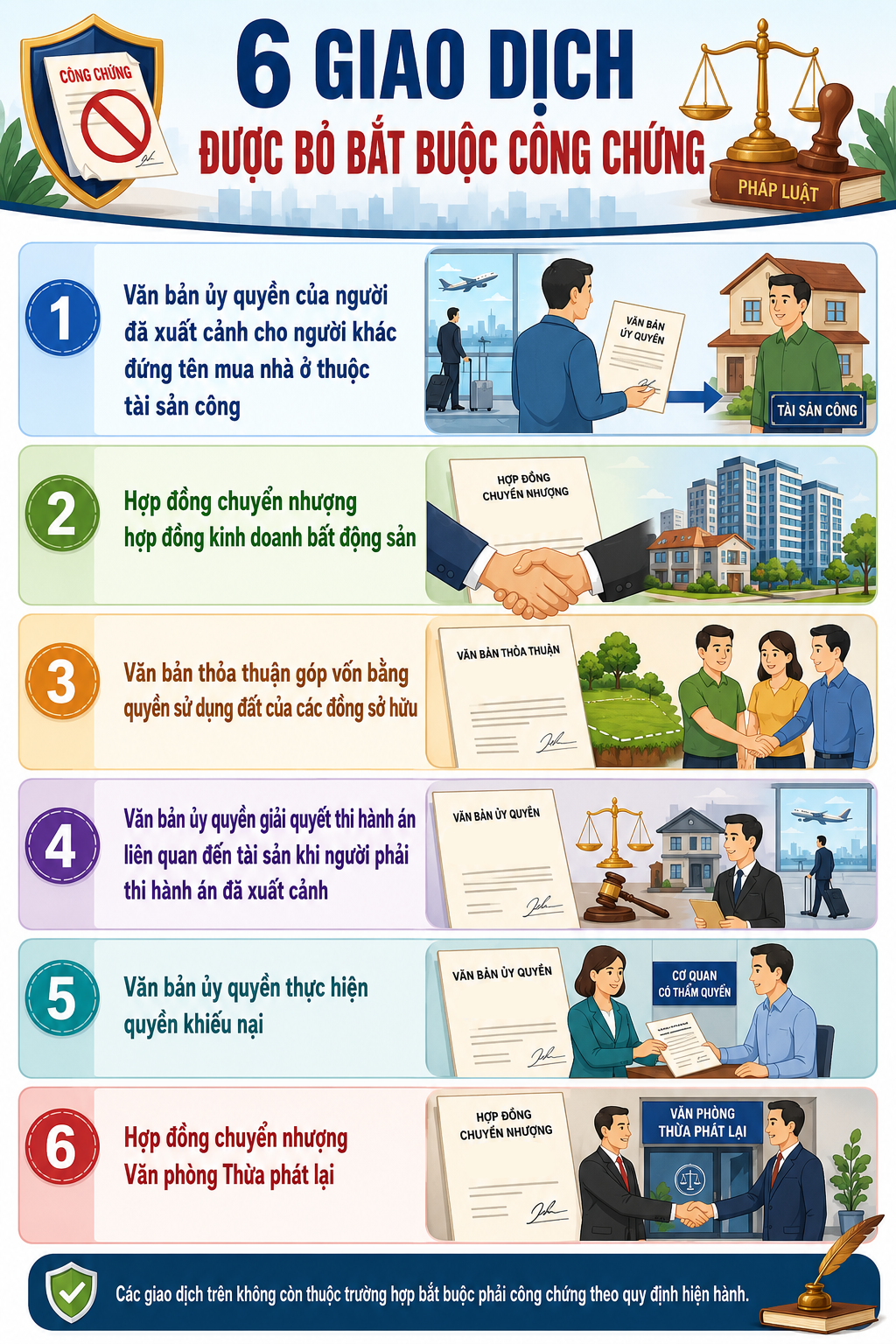 Bỏ bắt buộc công chứng với 6 giao dịch- Ảnh 1. Bỏ bắt buộc công chứng với 6 giao dịch- Ảnh 1.
