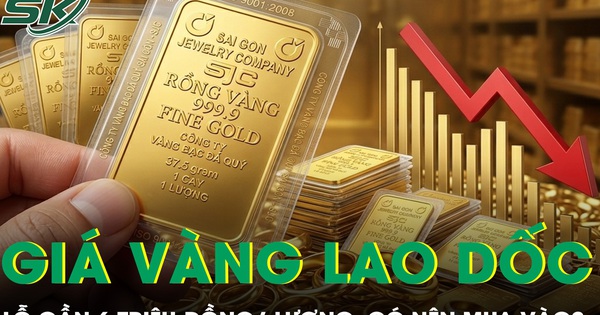 Giá vàng lao dốc, lướt sóng lỗ gần 6 triệu đồng/lượng, có nên mua vào lúc này?