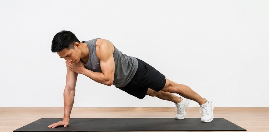 7 bài tập plank giảm mỡ toàn thân tại nhà- Ảnh 6.
