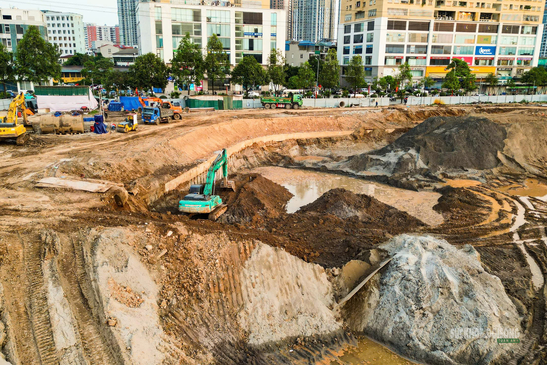 Hồ điều hòa Mễ Trì - Đồng Bông 2 gấp rút về đích trước mùa mưa- Ảnh 7.