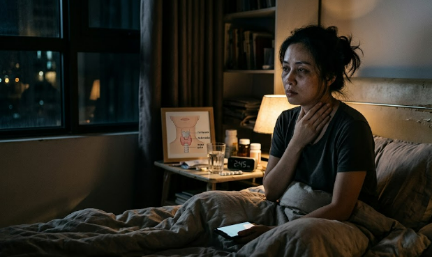 Rối loạn tuyến giáp ảnh hưởng đến giấc ngủ: Cách khắc phục mất ngủ không dùng thuốc- Ảnh 2. Tuyến giáp và mất ngủ