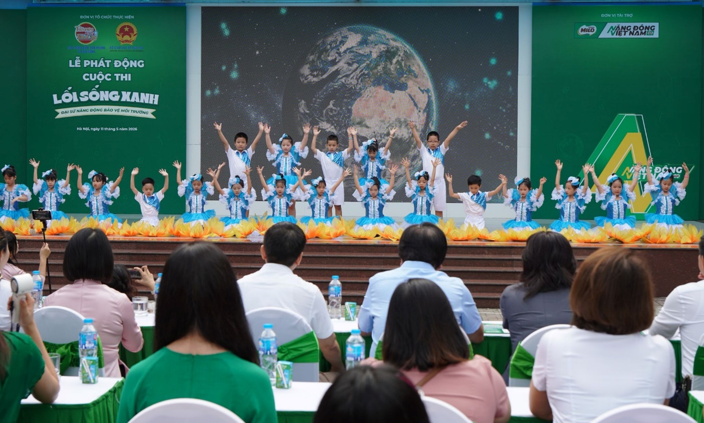 Khởi động cuộc thi toàn quốc lan tỏa lối sống xanh và năng động cho học sinh tiểu học- Ảnh 1. Khởi động cuộc thi toàn quốc lan tỏa lối sống xanh và năng động cho học sinh tiểu học- Ảnh 1.