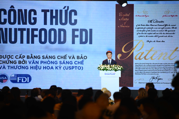 Công thức dinh dưỡng của Nutifood nhận bằng sáng chế từ USPTO Hoa Kỳ, khẳng định giá trị khoa học dinh dưỡng toàn cầu- Ảnh 2. Công thức dinh dưỡng của Nutifood nhận bằng sáng chế từ USPTO Hoa Kỳ, khẳng định giá trị khoa học dinh dưỡng toàn cầu- Ảnh 2.