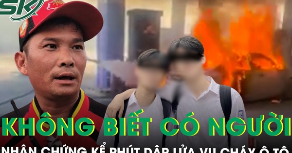 Nhân chứng kể lại phút dập lửa vụ cháy ô tô tại cây xăng, xót xa tiếng gào khóc vô vọng của người mẹ