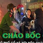 Quán cháo ở phố cổ Hà Nội bốc cháy ngùn ngụt trong đêm, giải cứu 4 người mắc kẹt bên trong