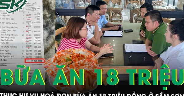 Thực hư vụ hóa đơn bữa ăn gần 18 triệu đồng, ghẹ đỏ 1,7 triệu đồng/kg ở Sầm Sơn
