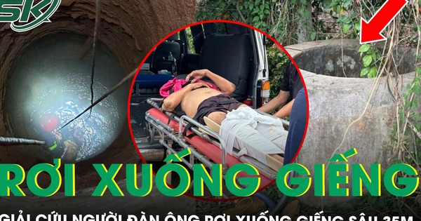 Hơn 1 tiếng nghẹt thở giải cứu người đàn ông rơi xuống giếng sâu 35m ở TP.HCM
