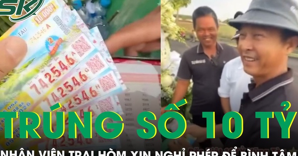 Khoảnh khắc nam tài xế trại hòm vỡ òa vì trúng độc đắc 10 tỷ, quyết định xin nghỉ phép để…bình tâm