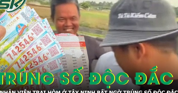 Nhân viên trại hòm ở Tây Ninh bất ngờ trúng 5 vé độc đắc