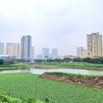 Cận cảnh công viên hồ điều hòa trên ‘đất vàng’ giữa Thủ đô bị bỏ hoang suốt 16 năm